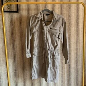 H&M Romper Size 6 Beige Women Clothing Fall Summer Casual Outfit HM Girl Clothes